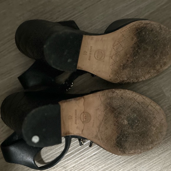 Black Chanel Wedges - Picture 5 of 5